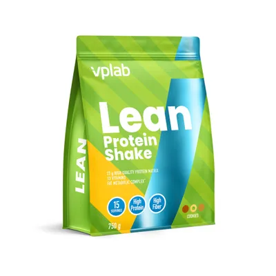 Produktbild von VPLab Lean Protein Shake 750g 15 Portionen Cookies Geschmack Molkenprotein Pulver