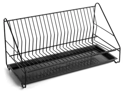 Immagine prodotto di Asciugatrice per stoviglie singola, modello 50, con supporto, colore nero metallizzato