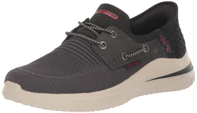 Produktbild von Skechers Delson 3.0-Roth 210606 Slip-Ins für Herren, niedriges Profil, Bungee-Sp