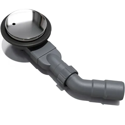 Produktbild von Mai & Mai Ablaufgarnitur für eine Duschtasse  Ø 90mm Ablaufloch Abfluss Grau Durchmesser: ca.45mm Entleerungsleistung von 20L pro Minute AL005