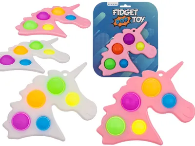 Produktbild von Fidget Pop Toy, Einhorn, ca. 14,8 x 16,8 cm