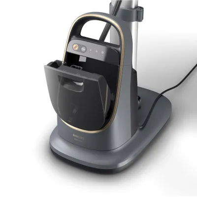 Produktbild von Philips Series 8500 All-in-One-Stand-Dampfglätter mit StyleBoard, schwarz (AIS8540/80)