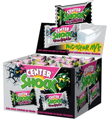 Zdjęcie produktu dla Center Shock Monster Mix super saure Kaugummi Blutorange und Cola 400g