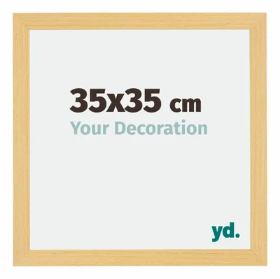 Produktbild von Bilderrahmen, 35x35 cm, Buche Nachbildung, MDF, Mura