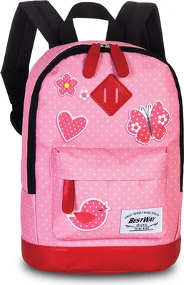 Image de sac à dos Junior 6 litres rose/rouge
