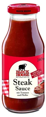Zdjęcie produktu dla Block House Sos do steków z pomidorami i papryką 240 g