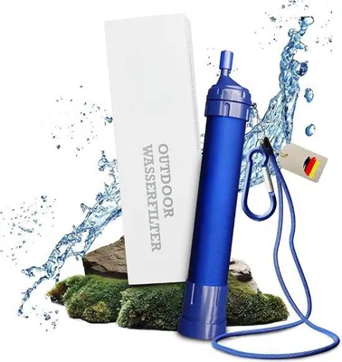 Immagine prodotto di Sistema di filtrazione dell'acqua per uso domestico con capacità di 4 litri - Acqua che elimina il 99,99% dei microrganismi.