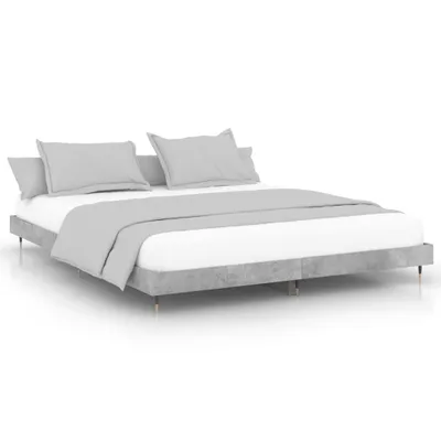 Immagine prodotto di vidaXL Struttura per letto grigio cemento 120x200 cm Materiale a base di legno