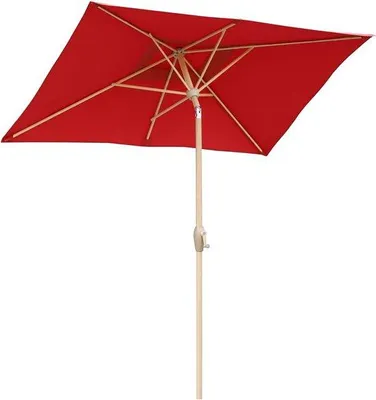 Produktbild von Famanu Sonnenschirm – Robustes Design mit Kurbelmechanismus – 210x140 cm