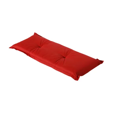 Produktbild von Madison Bankkissen 150x48 cm Basic Rot, wasserabweisend, ideal für Gartenbänke, hochwertig aus Polyester und Baumwolle