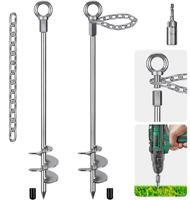 Immagine prodotto di Anelli metallici da 76 cm per un fissaggio resistente alle intemperie