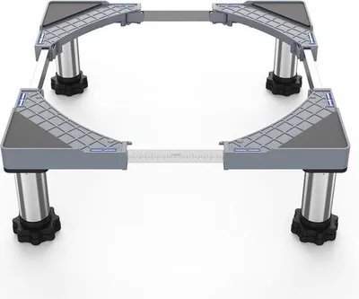 Produktbild von Famanu Waschmaschinenuntergestell verstellbar - Traglast 350 kg, verstellbare Breite 44,5 - 67 cm, Höhe 18 - 22 cm