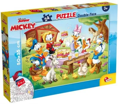 Produktbild von Puzzle dwustronne 24 Mickey und Freunde