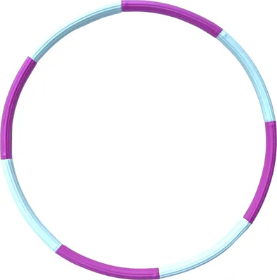 Produktbild von Hula Hoop - Hoola Hoop - Fitnessreifen - 90 x 90 x 3 cm - Metallstahlrohr - Rosa/Weiß
