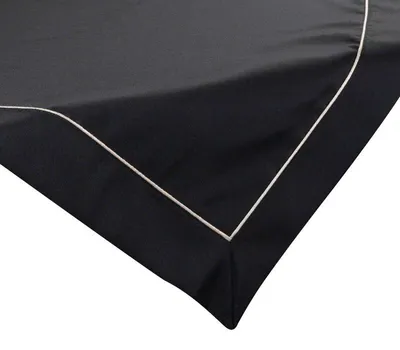 Produktbild von Eurofirany 393669, Rechteckig, Schwarz, Polyester, Tischläufer, 85 x 85 cm, 165 g