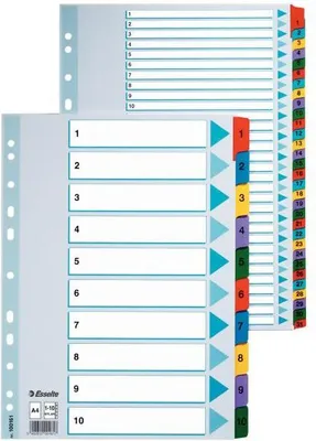 Produktbild von Esselte Carton Index Trennblatt 1 Stück(e)