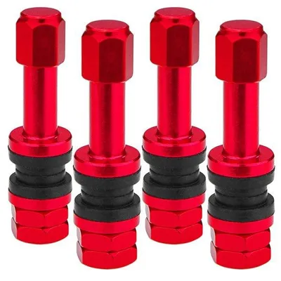 Produktbild von STIX 4x Metallventil Aluventil Rot- X2 Series Red Edition