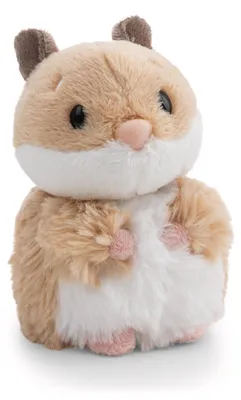 Produktbild von Nici Kuscheltier Hamster 12 cm stehend beige/weiß Plüschhamster