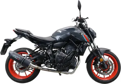 Zdjęcie produktu dla Komplet GPR Racing Auspuff Fury Black do Yamaha MT-07