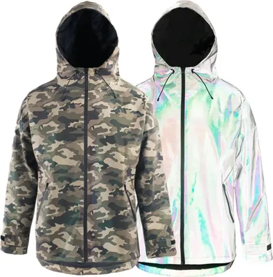 Produktbild von PAIKKA Regenmantel für Zweibeiner reflektierend Uni "Human Visibility Raincoat" camo