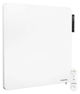 Produktbild von Klarstein Wonderbeam 450W Hybrid Infrarot-Heizstrahler – Wandmontage, Platzsparend, IR Comfortheat, Verstecktes LED-Display, Fernbedienung, Überhitzungsschutz, Heizt 8-12 m², Energieeffizient