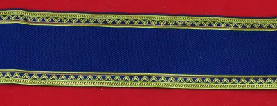 Produktbild von Teppich, Läufer für Treppe, reine Polyester, für Puppenhaus, blau. 5x50cm