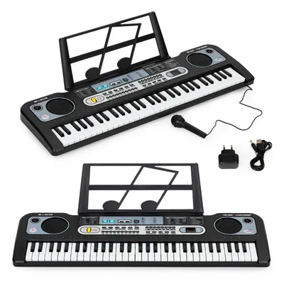Obrázok produktu pre Veľký klavír s mikrofónom pre deti + napájací zdroj