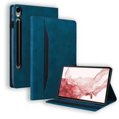 Produktbild von Mobigear Folio-Tablet-Hülle für Samsung Galaxy Tab S10 FE Plus, Klapphülle - Blau