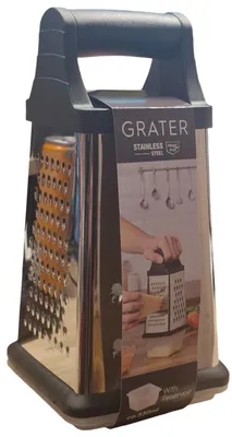 Produktbild von Mehrzweckreibe viereckige Grater Silber