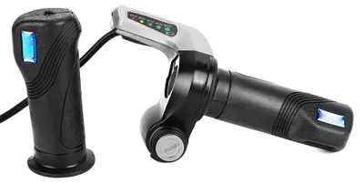 Obrázek produktu pro 24V 500W motor s kartáčovým regulátorem a plynovou rukojetí pro elektrické kolo, skútr nebo elektrokolo
