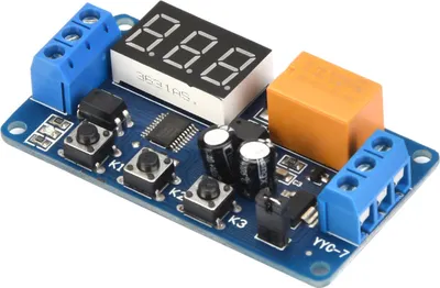 Zdjęcie produktu dla Przekaźnik czasowy z regulacją cyklu Moduł przełącznika czasowego 3 V 3,7 V 4,5 V 5 V 6 V 7,4 V