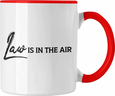 Produktbild von Trendation - Jura Geschenk Tasse mit Spruch Jurist Juristin Geschenkideen Lustig für Examen Staatsexamen (Rot)