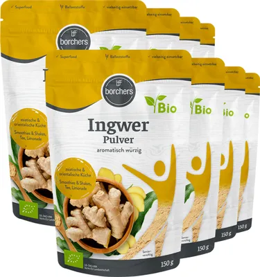 Produktbild von BORCHERS Ingwer Pulver (8x150g)
