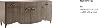 Immagine prodotto di Credenza Marrone Credenze Mobili in legno massiccio Cassettiere Credenza