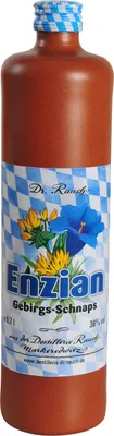 Produktbild von Dr. Rauch Enzian Gebirgsschnaps urbayrische Spezialität Tonkrug 700ml