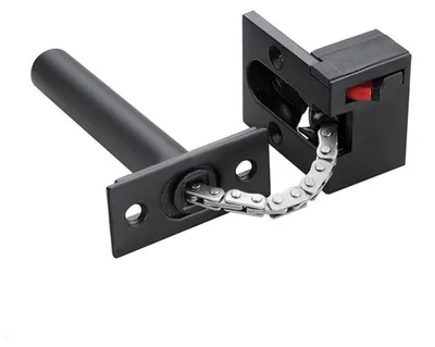 Obrázok produktu pre INF Skrytý reťazový zámok z liatiny zinku 14cmx4.2cmx4.2cm pre dom čierna