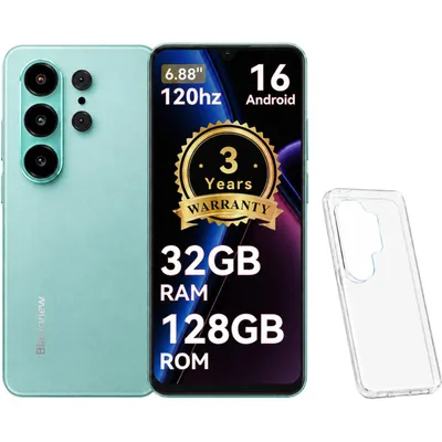 Produktbild von Blackview WAVE 10 Smartphone Ohne Vertrag, Android 16, 32+128GB,Dual SIM,120Hz, 6.88",32 MP, Live-Fotos, 5000 mAh, Face ID, WiFi 5G,Doke OS 5.0