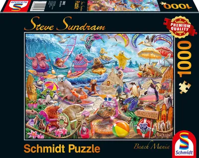 Obrázok produktu pre Schmidt 59662 Plážová mánia Steve Sundram 1000-dielne puzzle