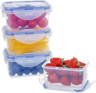 Produktbild von Babyfoerderungskartonset, Babyfutterbehälter für die Aufbewahrung von Babyfutter - leckfrei, 180 ml, rechteckig