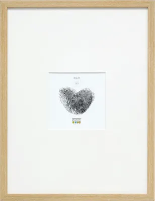 Immagine prodotto di Deknudt S44CH1 Cornice in legno di rovere 30x40 cm con passe-partout 13x13 cm