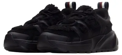 Produktbild von Tommy Hilfiger - Damen Sneaker, mit Fell, Wildleder PP6252 (39,5 EU) (Schwarz)