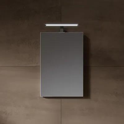 Produktbild von RIHO Porto Spiegel rechteckig, ohne Beleuchtung, 400x850mm, verspiegelt, F014113ALU