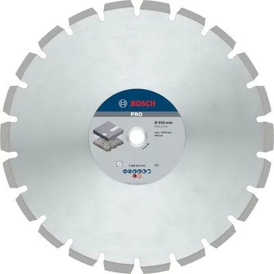 Produktbild von PRO Asphalt Diamanttrennscheibe, 450 x 25,4 mm