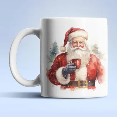 Produktbild von Weihnachtsmann Santa Claus Kaffeetasse Teetasse Geschenkidee