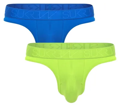 Zdjęcie produktu dla SUKREW Classic Thong Multipack 1x Mojito + 1x Blue Hawaii - Größe XL