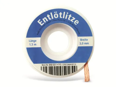 Zdjęcie produktu dla Drut do rozlutowywania, 3,0 mm, 1,5 m