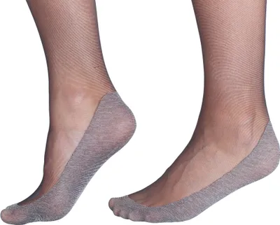 Produktbild von Giulia Strumpfhose mit Footies aus Baumwolle 20 Den Komfortbund Footies Style 20 Den (6er Pack) Schwarz XL