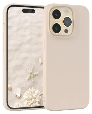 Produktbild von EAZY CASE - TPU Hülle für Apple iPhone 14 Pro, TPU Case stoßfeste Handyhülle, weiches Cover mit Kameraschutz, Silikonhülle in Natur