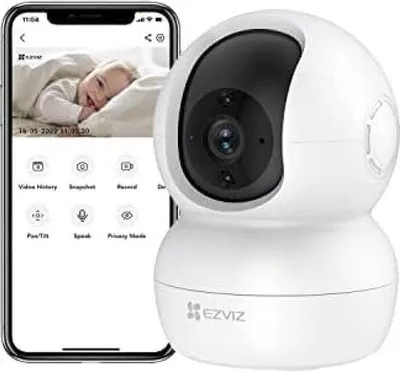 Obrázek produktu pro Wi-Fi IP kamera, otočná, 1080p, detekce pohybu, noční vidění, kompatibilní s Alexou