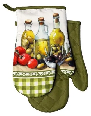 Produktbild von Ofenhandschuhe, Küchenhandschuhe mit Magnet Olaf II Olivenöl